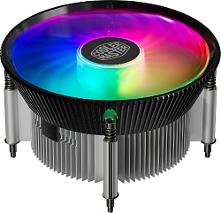 Устройство охлаждения(кулер) Cooler Master i70C ARGB Soc-1700/1851 серебристый/черный 4-pin 28dB Al 130W 400gr Ret (RR-I7C7-18PA-R1)