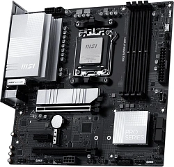 Материнская плата MSI PRO B850M-A WIFI SocketAM5 AMD B850 4xDDR5 mATX AC`97 8ch(7.1) 5Gigabit RAID+HDMI+DP
