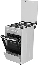 Плита Газовая Darina ABA 3007 W белый (стеклянная крышка) реш.чугун