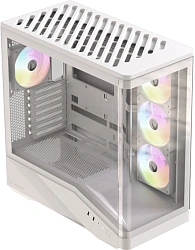 Корпус Formula Crystal U9 PA белый без БП ATX 9x120mm 3x140mm 2xUSB3.0 audio bott PSU