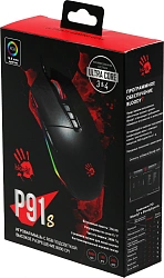 Мышь A4Tech Bloody P91s черный оптическая 8000dpi USB 8but (P91S BLACK ACTIVATED)