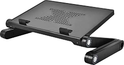Стол для ноутбука Cactus CS-LS-T8-C черный 26x38см