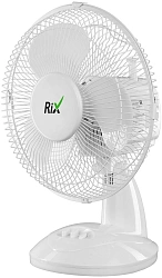 Вентилятор настольный RIX RDF-2200W 35Вт скоростей:2 белый