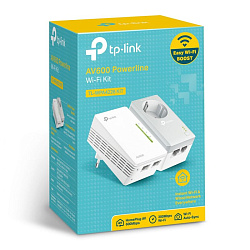 Сетевой адаптер HomePlug AV/Wi-Fi TP-Link TL-WPA4226KIT N300 Ethernet (ант.внутр.) 2ант. (упак.:2шт)