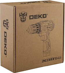 Дрель-шуруповерт Deko ZKCD80FU-Li SET 1 аккум. патрон:быстрозажимной (063-4127)