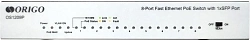 Коммутатор Origo OS1209P/80W OS1209P/80W/A1A (L2) 8x100Мбит/с 1SFP 8PoE 80W неуправляемый