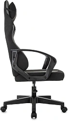 Кресло игровое Knight Optimum черный/серый крестов. пластик