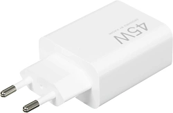 Сетевое зар./устр. Xiaomi BHR07SLEU 45W 4.1A (PD) USB-A универсальное белый