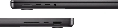 Ноутбук Apple MacBook Pro A2992 M3 Pro 11 core 36Gb SSD512Gb/14 core GPU 14.2" Liquid Retina XDR (3024x1964) macOS black WiFi BT Cam (Z1AU003A9)