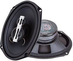 Колонки автомобильные Kicx RX 693 300Вт 91дБ 4Ом 15x23см (6x9дюйм) (ком.:2кол.) коаксиальные трехполосные