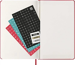 Ежедневник Moleskine CLASSIC Large 130х210мм 400стр. красный
