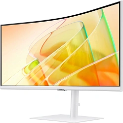 Монитор Samsung 34" ViewFinity S6 S34C650TAUXEN белый VA LED 5ms 21:9 HDMI M/M полуматовая HAS Piv 350cd 178гр/178гр 3440x1440 100Hz FreeSync DP Ultra WQHD USB 8.1кг