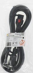 Шнур питания Lanmaster LAN-PP13L/14-5.0-BK C13-С14 проводник.:3x0.75мм2 5м 220В 10А черный