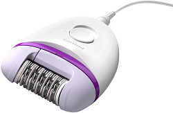Эпилятор Philips BRE225/00 скор.:2 от электр.сети белый/фиолетовый