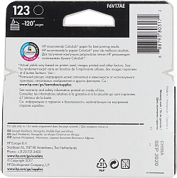 Картридж струйный HP 123 F6V17AE черный (120стр.) для HP DJ 2130