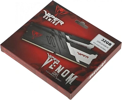 Память DDR5 2x16Gb 5600MHz Patriot PVV532G560C36K Viper Venom RTL Gaming PC5-44800 CL36 DIMM 288-pin 1.25В с радиатором Ret