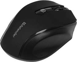 Мышь Defender Ultra MM-315 черный оптическая 1600dpi беспров. USB 5but (52315)