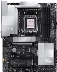 Материнская плата MSI PRO X870E-P WIFI SocketAM5 AMD X870E 4xDDR5 ATX AC`97 8ch(7.1) 5Gigabit RAID+HDMI