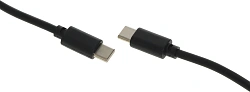 Кабель Buro PD15W USB Type-C (m)-USB Type-C (m) 1м черный