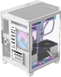 Корпус Formula Crystal Z6M Floe белый без БП mATX 4x120mm 2xUSB3.0 audio bott PSU
