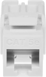Модуль Hyperline KJNE-8P8C-C5E-90-WH информ. KeystoneRJ45 кат.5E UTP бел. (упак.:1шт)