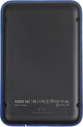 Жесткий диск Silicon Power USB3.0 4TB SP040TBPHD62LS3B Armor A62 2.5" черный