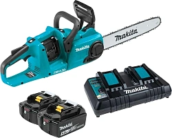 Цепная пила Makita DUC353CT2 36Вт дл.шины:14" (35cm) 5Ач