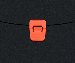 Портфель Бюрократ Black Opal BLPP01OR 1 отдел. A4 пластик 0.7мм черный/оранжевый