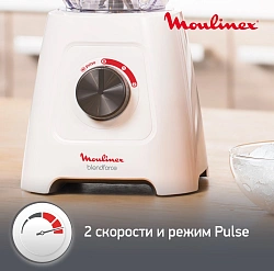 Блендер стационарный Moulinex Blendforce LM420110 600Вт белый