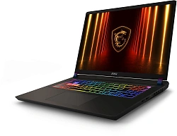 Ноутбук MSI Vector 17 HX AI A2XWHG-240XRU Core Ultra 9 275HX 32Gb SSD1Tb NVIDIA GeForce RTX5070Ti 12Gb 17" IPS QHD+ (2560x1600) FreeDOS grey space WiFi BT Cam (9S7-17S372-240)