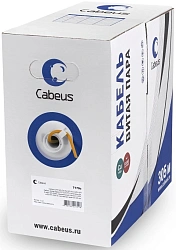 Кабель информационный Cabeus UTP-4P-Cat.5e-SOLID-LSZH кат.5E U/UTP LSZH универсальный 305м оранжевый