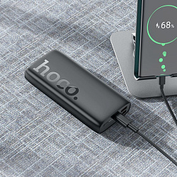 Мобильный аккумулятор Hoco J122A Respect 20000mAh QC/PD 22.5W 3A USB-A/USB-C черный