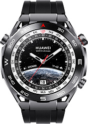 Смарт-часы Huawei Watch Ultimate CLB-B19 1.5" AMOLED корп.черный рем.черный разм.брасл.:140-210мм (55020AGP)