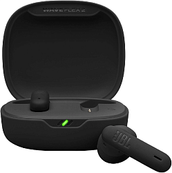 Гарнитура вкладыши JBL Wave Flex 2 черный беспроводные bluetooth в ушной раковине (JBLWFLEX2BLK)