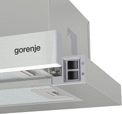 Вытяжка встраиваемая Gorenje TH606E4X нержавеющая сталь управление: кнопочное (1 мотор)