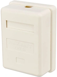 Розетка Rexant 03-0121 комп.RJ45 1 кат.5E UTP бел.