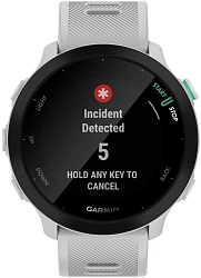 Смарт-часы Garmin Forerunner 55 1.04" LCD корп.белый рем.белый (010-02562-15)
