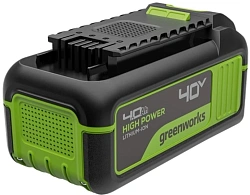 Батарея аккумуляторная Greenworks G40HP4 40В 4Ач Li-Ion (2958507)