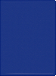Папка с 30 прозр.вклад. Silwerhof Eco SE-V30BLU A4 пластик 0.5мм синий