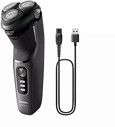 Бритва роторная Philips S3343/13 реж.эл.:3 питан.:аккум. черный