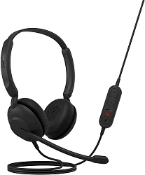 Наушники с микрофоном Jabra EVOLVE 10 Stereo черный 1.9м накладные USB оголовье (2699-820-109)