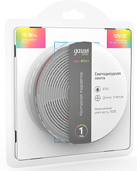 Лента светодиод. Gauss Basic 3м (BT054)