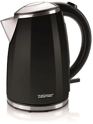 Чайник электрический Zelmer ZCK1274B 1.7л. 2200Вт черный корпус: металл (71505040P)