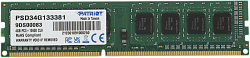 Память DDR3 4Gb 1333MHz Patriot PSD34G133381 RTL PC3-10600 CL9 DIMM 240-pin 1.5В single rank Ret