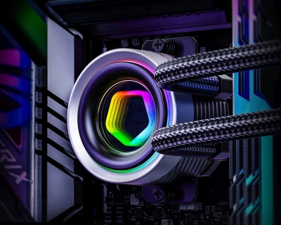 Система водяного охлаждения ID-Cooling FX360 Inf ARGB Soc-AM5/AM4/1200/1700/1851 черный 4-pin 27.2dB Al+Cu 350W Ret