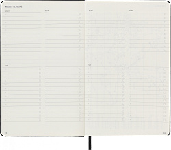 Блокнот Moleskine PROFESSIONAL PROPFNTB3HBK Large 130х210мм 240стр. линейка твердая обложка черный