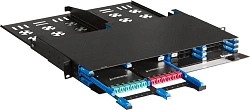 Коробка Lanmaster LAN-FOBM-12MCC-1U 19" 1U 12xMPO