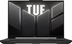 Ноутбук Asus TUF Gaming F16 FX607VJ-RL013 Core 5 210H 16Gb SSD512Gb NVIDIA GeForce RTX 3050 6Gb 16" IPS FHD+ (1920x1200) без ОС grey WiFi BT Cam (90NR0MZ6-M000F0)
