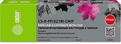 Картридж перезаправляемый струйный Cactus CS-R-PFI321M-CHIP PFI-321 пурпурный (260мл) для Canon imagePROGRAF TM-250/TM-255/TM-350/TM-355 с чипом