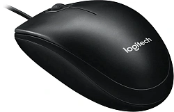 Мышь Logitech M100r черный оптическая 1000dpi USB 2but (910-006652)
